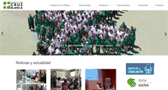 Desktop Screenshot of fundacioncruzblanca.org